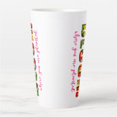 Tasse Latte Tulipe inspirante (Devant)