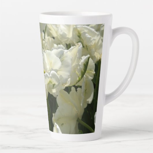 Tasse Latte Tulipes blanches (Droite)