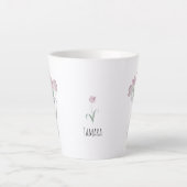 Tasse Latte Tulipes dans un pichet en céramique (Devant)