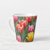 Tasse Latte Tulipes néerlandaises (Angle gauche)