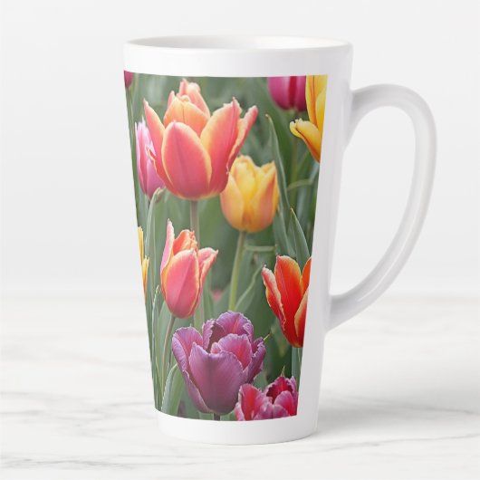 Tasse Latte Tulipes néerlandaises (Droite)