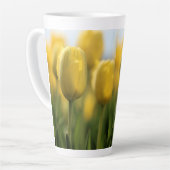 Tasse Latte Tulipes solaires (Angle gauche)