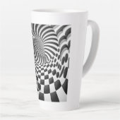 Tasse Latte Tunnel d'art en latte (Angle droit)