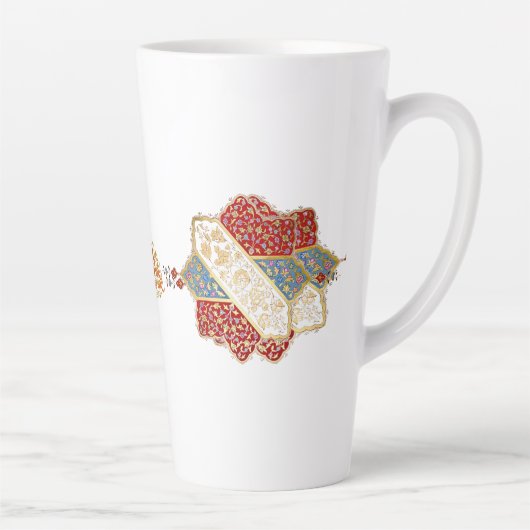 Tasse Latte Turkish design elegant Eid Mubarak  (Droite)