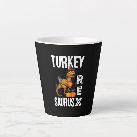 Tasse Latte Turquie Rex Saurus (Devant)