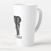 Tasse Latte Tuskers sri-lankais (Angle droit)