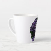 Tasse Latte Tuxedo Chat Chats chats noir et blanc (Angle gauche)