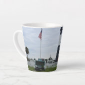 Tasse Latte Tybee Island Lighthouse (Angle gauche)