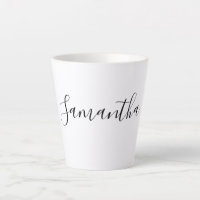 Typographie de script manuscrite moderne Nom