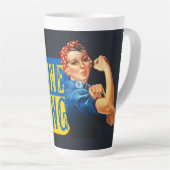 Tasse Latte Ukraine Rosie forte le Riveter (Angle droit)
