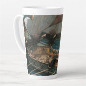 Tasse Latte Ulysse et les sirènes par John William Waterhouse (Angle gauche)