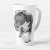 Tasse Latte Un air de crêpe, un regard constant (Angle droit)