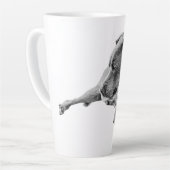 Tasse Latte Un air de crêpe, un regard constant (Angle gauche)