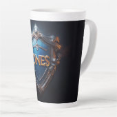 Tasse Latte UN badge (Angle droit)