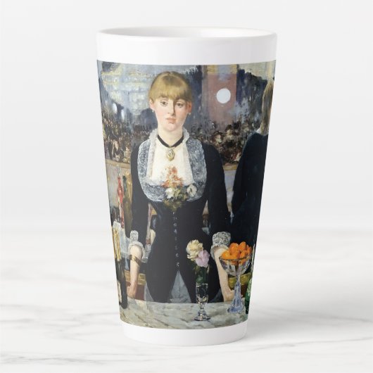 Tasse Latte Un bar aux Folies-Bergère de Manet (Devant)