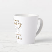 Tasse Latte Un bébé brasse du Baby shower (Angle droit)