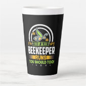 Tasse Latte Un Beekeeper Fonctionne Vous Devrait Aussi (Devant)