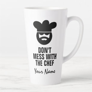 Tasse Latte Un cadeau amusant en latte pour cuisinier cuisinie