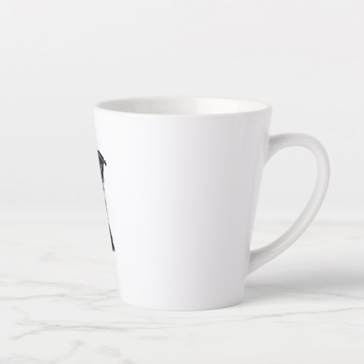 Tasse Latte Un chien mignon Bordure Collie (Droite)