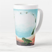 Tasse Latte Un cycle de vie étonnant d'une grenouille (Angle droit)