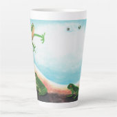 Tasse Latte Un cycle de vie étonnant d'une grenouille (Devant)