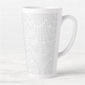 Tasse Latte Un design moderne avec une combinaison de w (Droite)