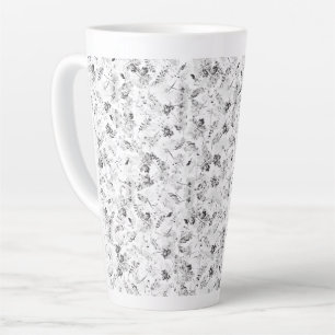 Tasse Latte Un design monochromatique présentant une multitude