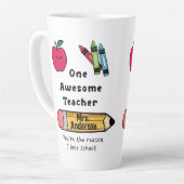 Tasse Latte Un Enseignant Magnifique Raison Pour Laquelle J'Ai (Angle gauche)