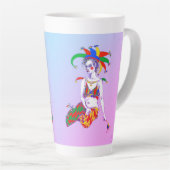 Tasse Latte Un Jester (Angle droit)