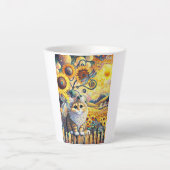 Tasse Latte Un jour ensoleillé (Devant)