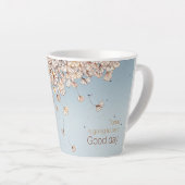 Tasse Latte Un matin calme - Falling Ginkgo feuilles (Angle droit)