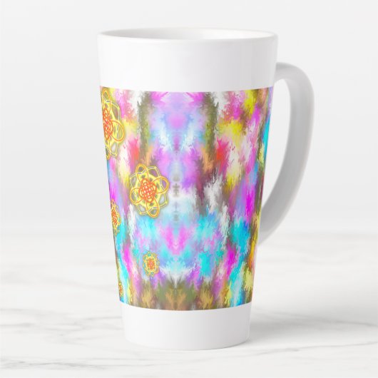 Tasse Latte Un monde (Angle droit)