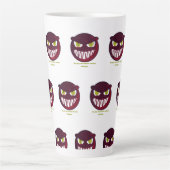 Tasse Latte Un monstre effrayant ne dort jamais (Devant)