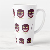Tasse Latte Un monstre effrayant ne dort jamais (Droite)