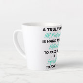 Tasse Latte Un professionnel des RH vraiment génial est diffic (Angle gauche)