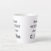 Tasse Latte Un scientifique vient juste d'ajouter du café (Devant)