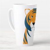 Tasse Latte Un tigre musclé (Angle gauche)