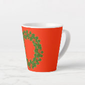 Tasse Latte Un très joyeux Noël (Angle droit)