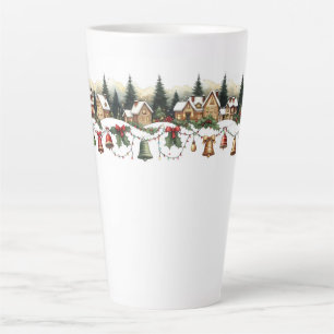Tasse Latte Un village enveloppé de magie de Noël