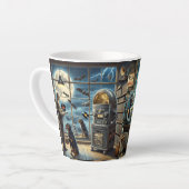 Tasse Latte Under the Silver Moon: The Vinyl Archivist and His (Angle gauche)