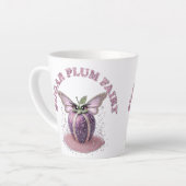 Tasse Latte Une Fée de la Prune à Sucre (Angle gauche)