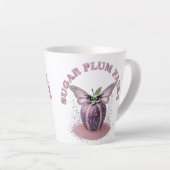 Tasse Latte Une Fée de la Prune à Sucre (Angle droit)