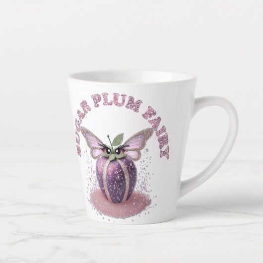 Tasse Latte Une Fée de la Prune à Sucre (Droite)