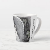 Tasse Latte "Une journée avec ses démons" (Angle droit)