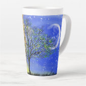 Tasse Latte Une latte (Angle droit)