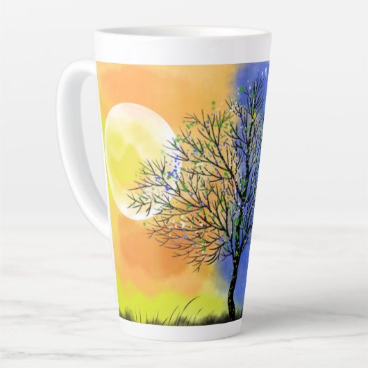 Tasse Latte Une latte (Angle gauche)