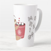 Tasse Latte une paresse (Angle droit)