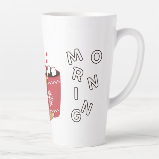 Tasse Latte une paresse (Droite)