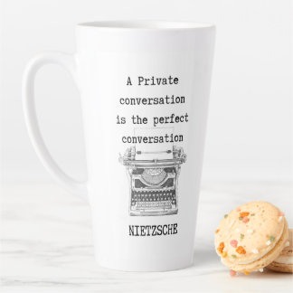 Tasse Latte Une philosophie de la CONVERSATION parfaite cite N