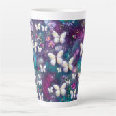 Tasse Latte Une série mystique de papillons 5 (Devant)